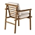  Ayana Chair: Elegant Modern Design 3D model small image 3