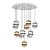 Elegant Ceiling Light Fixture 3D model small image 1
