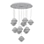 Elegant Ceiling Light Fixture 3D model small image 2