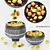  Fresh Lemons Bowl Set 3D model small image 1