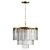 Crystal Fringe Chandelier 3-Tier 3D model small image 1