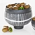 Fresh Kiwi Bowl Display Art 3D model small image 3