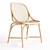 Jaime Hayon Rattan Dining Chair 3D model small image 1