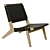 Acacia FSC Lounge Chair: Resilient Weave 3D model small image 1