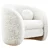 Luxurious Faux Shearling Accent Chair 3D model small image 1