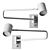 Adjustable Swing Arm Wall Lamps 3D model small image 2