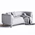 Bob Delcourt Sofa | Elegant Modern Design 3D model small image 2