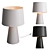 Glowing Plastic Table Lamp 3D model small image 1