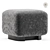 Luxury Leather Pouf - Giobagnara Lloyd 3D model small image 3