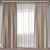  Versatile Rendered Curtain Model 3D model small image 1