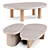 Mush Coffee & Side Tables - Mortex Organic Design 3D model small image 1