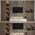 Modern TV Wall Set 04 3D model small image 1