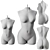 Hourglass Sisters Figure Candles 3D model small image 5