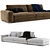 Holden Open End Sofa 3D	Model 3D model small image 2