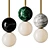 PBR-Optimized Dalt Pendant Light 3D model small image 1