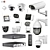 Surveillance Camera System Kit 3D model small image 1