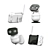 Surveillance Camera System Kit 3D model small image 3