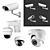 Surveillance Camera System Kit 3D model small image 5