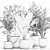 Tropic Exotic Plant Set 3D model small image 3