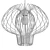 Colico Steel Lampshade Can-Can 3D model small image 6