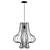 Modern Steel Lampshade Can-Can 3D model small image 2