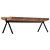 Teak Garden Bench, Real-Sized 3D model small image 4