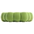 Luxury Fabric Bubble Pouf 3D model small image 2