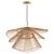 Eco-friendly Bamboo Pendant Lights 3D model small image 2