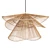 Eco-friendly Bamboo Pendant Lights 3D model small image 5
