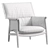 Scandinavian Style Embrace Chair 3D model small image 3