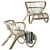 Handwoven Rattan Fox Lounge Chair 3D model small image 4