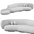 Modern Sofa in Millimeters 2015 3D model small image 4