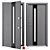 Asti Metal Entrance Door - Bear 3D model small image 1