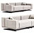 Elegant Residenza Sofa Set 3D model small image 1