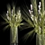 Green Wheat Lavender Bouquet 3D model small image 1