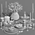 Modern Tableware Set 3D 2018 3D model small image 6