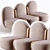 Soft and Sleek Cloudy Sofa 3D model small image 2