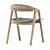 Elegant Adelmo Wood Chair 3D model small image 3