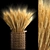 Eco Wheat Spikelet Basket Bouquet 3D model small image 1