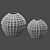 Elegant Ceramic Brabant Vase 3D model small image 4