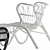 Elegant Saint Kitts Chair, Modern 3D model small image 4