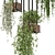  Metal Box Hanging Plant Duo 3D model small image 4