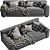 Contemporary Poliform Paris Seoul Sofa 3D model small image 2