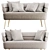 Sandwich Style Sofa: Designer Elegance 3D model small image 3