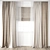 Polygonal Curtain Model Set 3D model small image 1