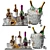 Whiskey & Decanter Set No6 3D model small image 5