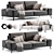 Elegant Modern Ron Sofa Design 3D model small image 5