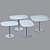 Modern Floyd Table Living Divani 3D model small image 6