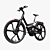 Futuristic Connected E-Bike Gazelle 3D model small image 4