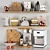 2018 Kitchen Accessories 3D Model 3D model small image 1